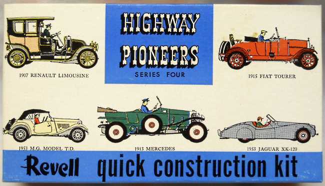 Revell 1/32 1915 Fiat Tourer Highway Pioneers - Series 4, H55-89 plastic model kit